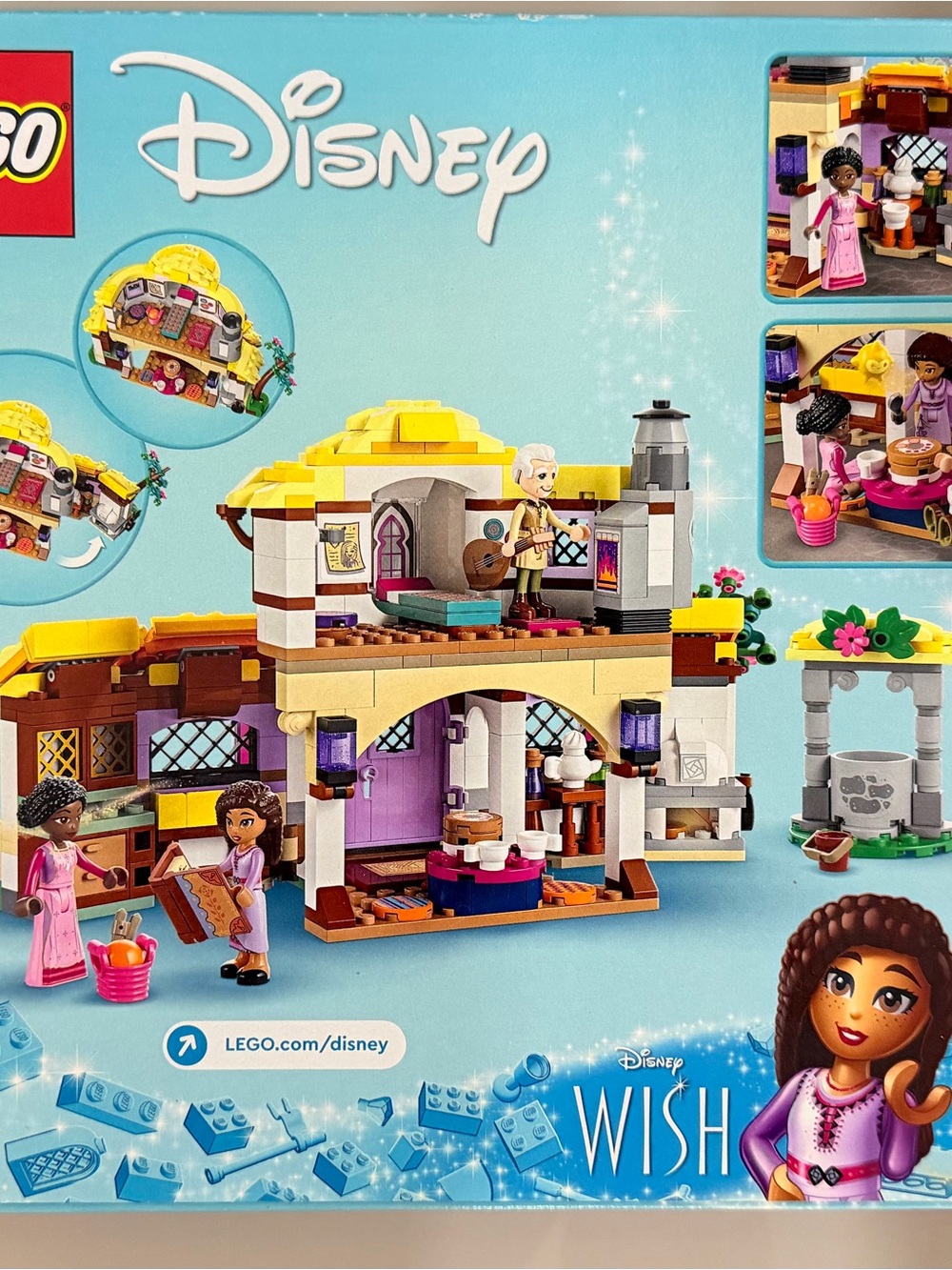 Disney Wish Yellow Purple Green LEGO Playset - Picture 3 of 3